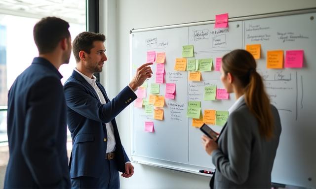 Collaboration d'équipe agile